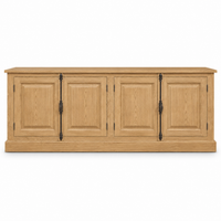 Sideboard - Chinon - Solid Oak - 219 x 50 x 78 cm - Oak