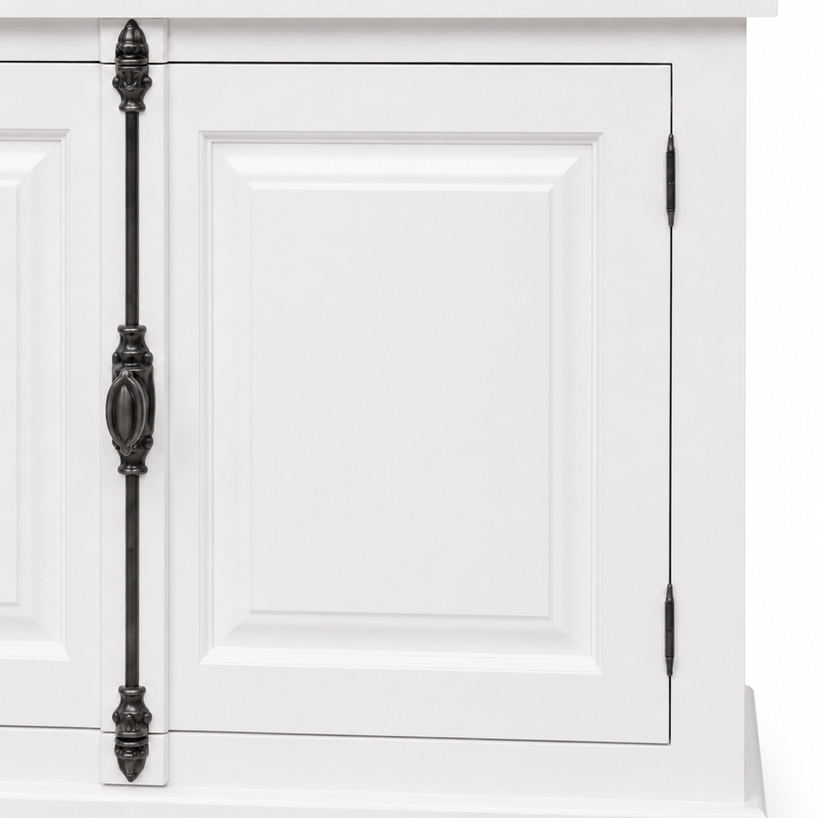 Sideboard - Chinon - Solid Pine - 219 x 50 x 78 cm - White