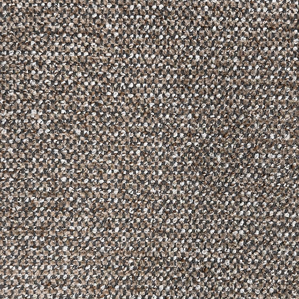 Speisestuhl Ferrara - Taupe Bull Leder & Taupe Sneak Stoff mit Black Swivel Base - 61 x 61 x 85 cm