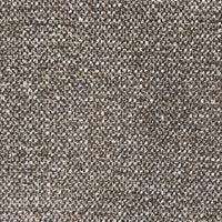Dining Chair Ferrara - Taupe Bull Leather & Taupe Sneak Fabric with Black Swivel Base - 61 x 61 x 85 cm