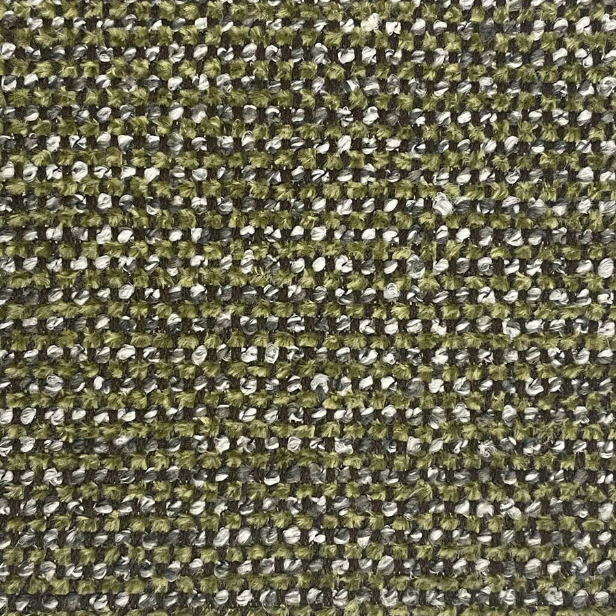 Materia Dining Chair - Olive Green Bull 59 & Light Olive Sneak 59 Fabric - Black Swivel Base