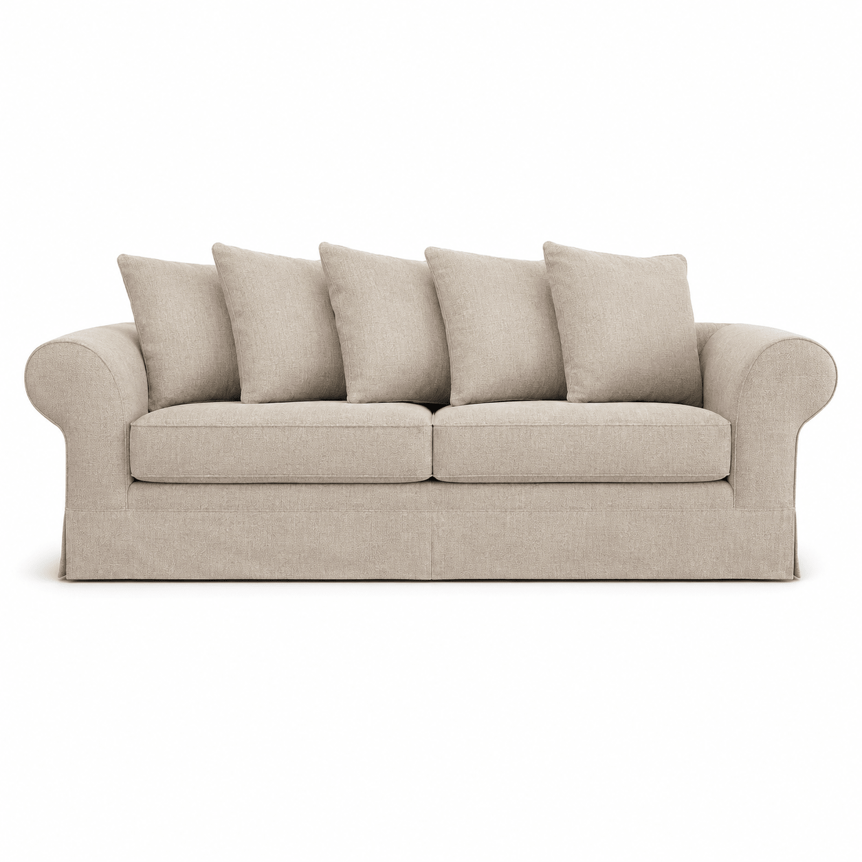Sofa Capri - 2 Sitzer - Beige - Modular Country Style Sofa - 215x100x70cm - Marcottestyle Shop