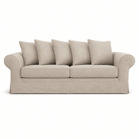 Sofa Capri - 2 Sitzer - Beige - Modular Country Style Sofa - 215x100x70cm - Marcottestyle Shop