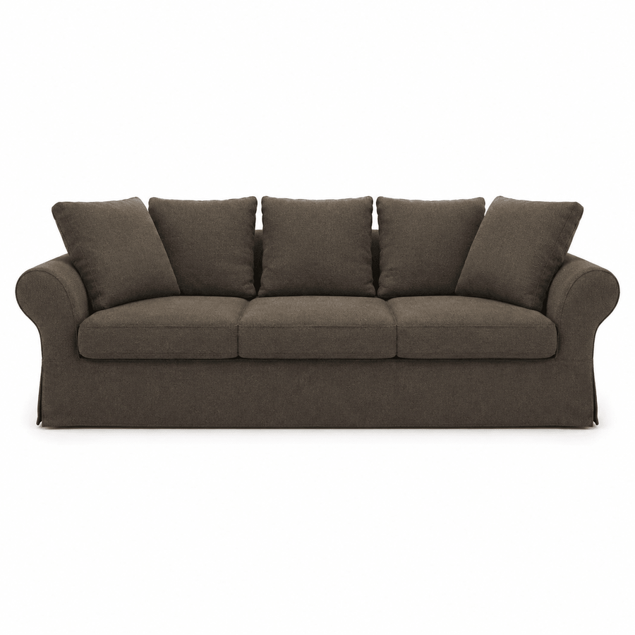 Sofa Capri - 2 Seater - Braun - Modular Country Style Sofa - 215x100x70cm - Marcottestyle Shop