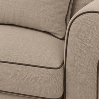 Sofa Castilliano - 3 Zits - met Elegante Bies - Modulair - Beige Brego 31 - Marcottestyle Shop