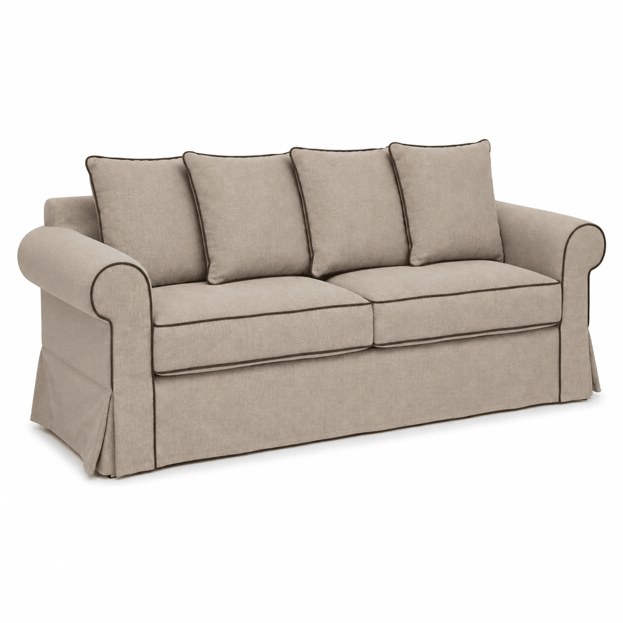Sofa Castilliano - 3 Zits - met Elegante Bies - Modulair - Beige Brego 31 - Marcottestyle Shop