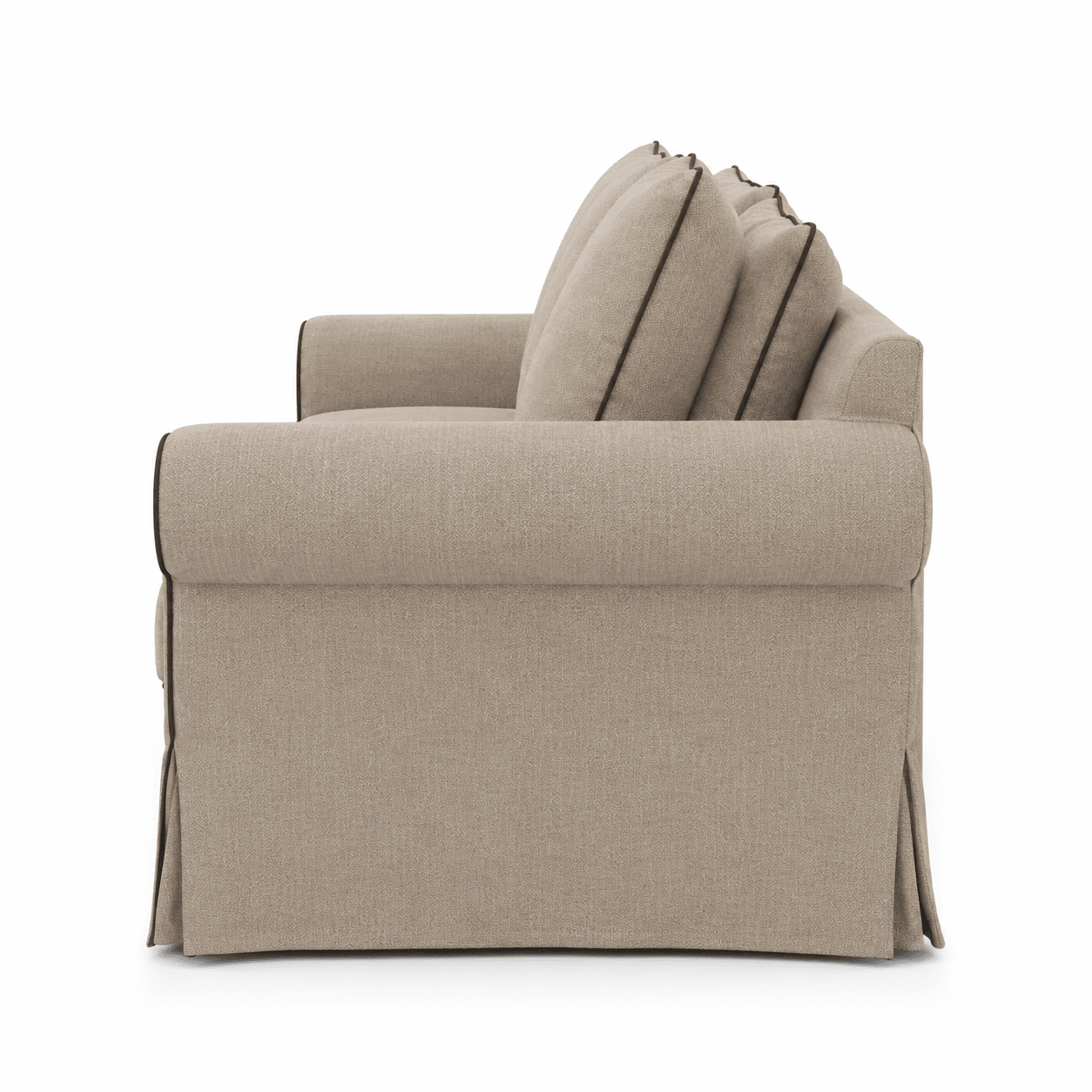 Sofa Castilliano - 3 Zits - met Elegante Bies - Modulair - Beige Brego 31 - Marcottestyle Shop