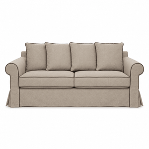 Sofa Castilliano - 3-Seater Modular - Beige - with Piping