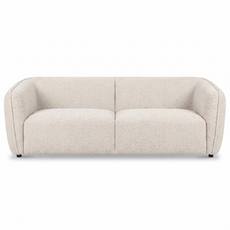 Sofa Cavallo - 3-Seater - Cream Bouclé - 221 x 93 x 73 cm