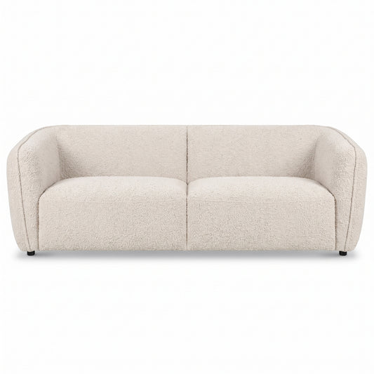Sofa Cavallo - 3-Seater - Cream Bouclé - 221 x 93 x 73 cm | Marcottestyle