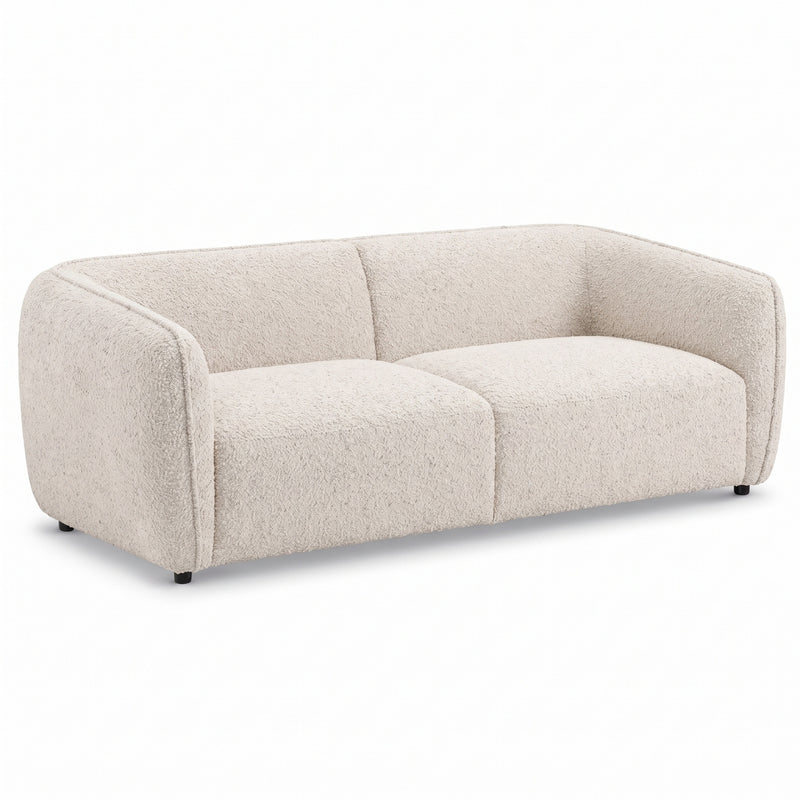 Sofa Cavallo - 3-Seater - Cream Bouclé - 221 x 93 x 73 cm - View 2