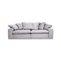 Sofa Linoa - 3-Seater - Light Grey - 214 x 107 x 83 cm | Marcottestyle