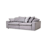 Sofa Linoa - 3-Seater - Light Grey - 214 x 107 x 83 cm | Marcottestyle