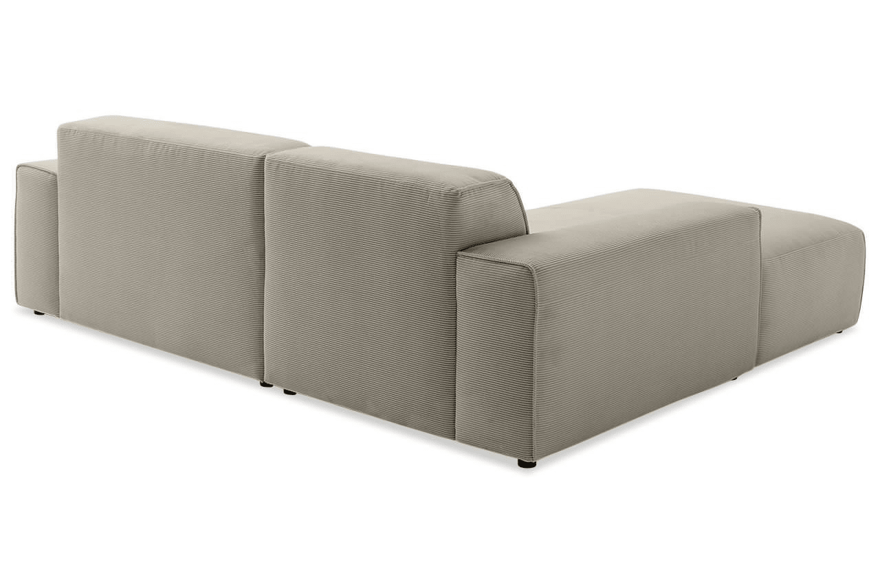 Sofa Viero – Beige – 2.5 - Seater mit Lounge 228 x 189 cm - Marcottestyle Shop Lounge Left