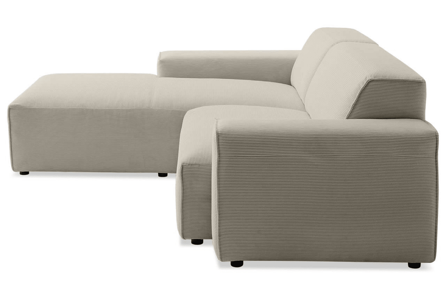 Sofa Viero – Beige – 2.5 - Seater mit Lounge 228 x 189 cm - Marcottestyle Shop Lounge Left