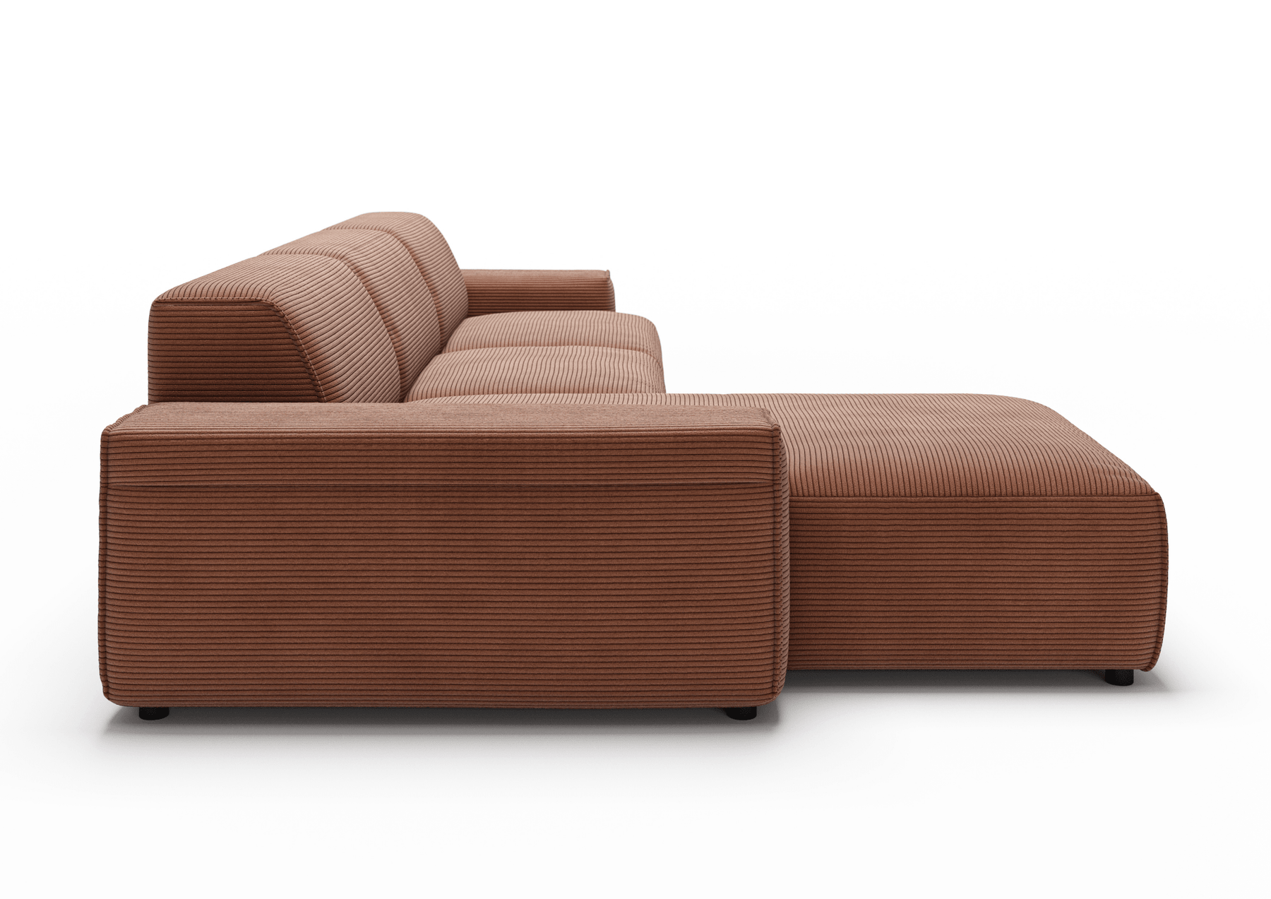 Sofa Viero – Braun – 299x189 cm - Marcottestyle Shop Lounge Left