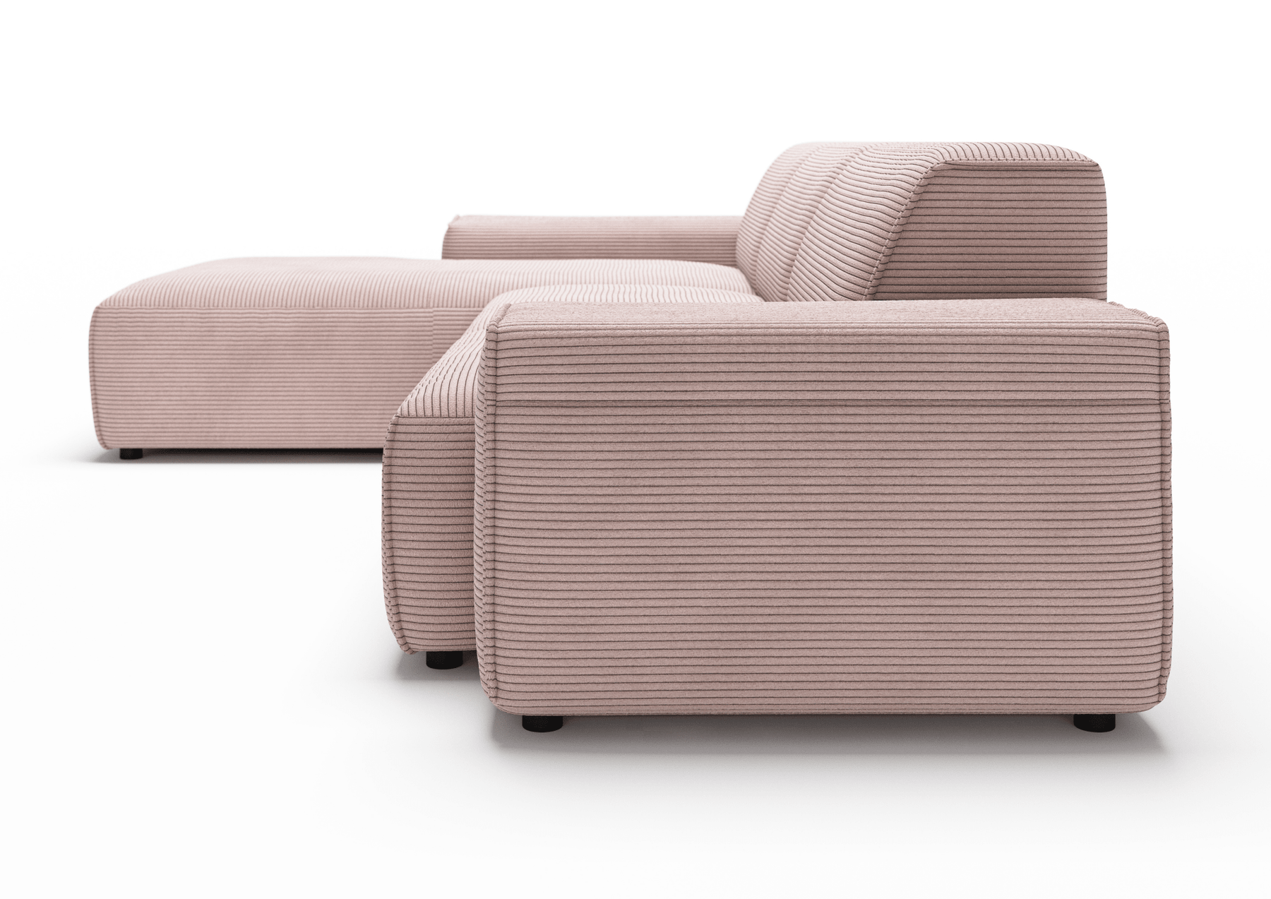 Canapé Viero – Champagne Rosé – 299x189 cm - Marcottestyle Shop Lounge Left