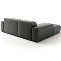 Canapé Viero – Gris foncé – 2.5 - Seater avec Lounge 228 x 189 cm - Marcottestyle Shop Lounge Left