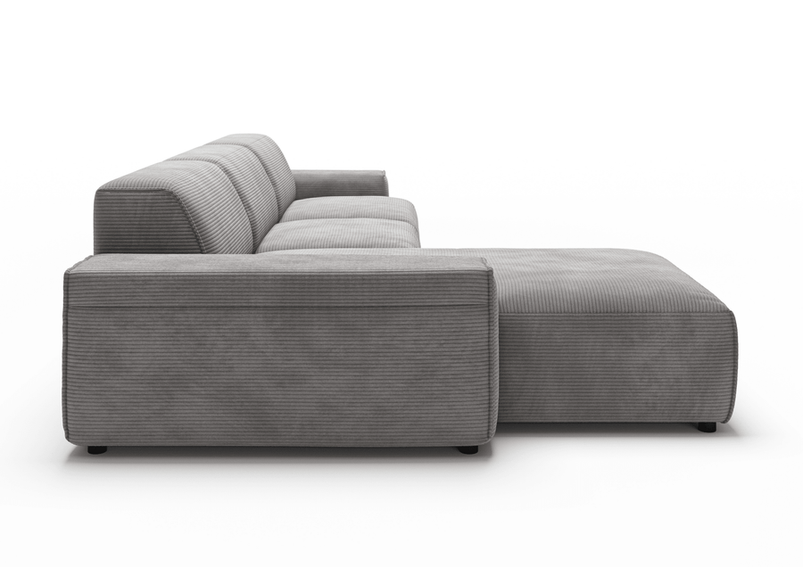 Canapé Viero – Gris foncé – 299x189 cm - Marcottestyle Shop Lounge Left
