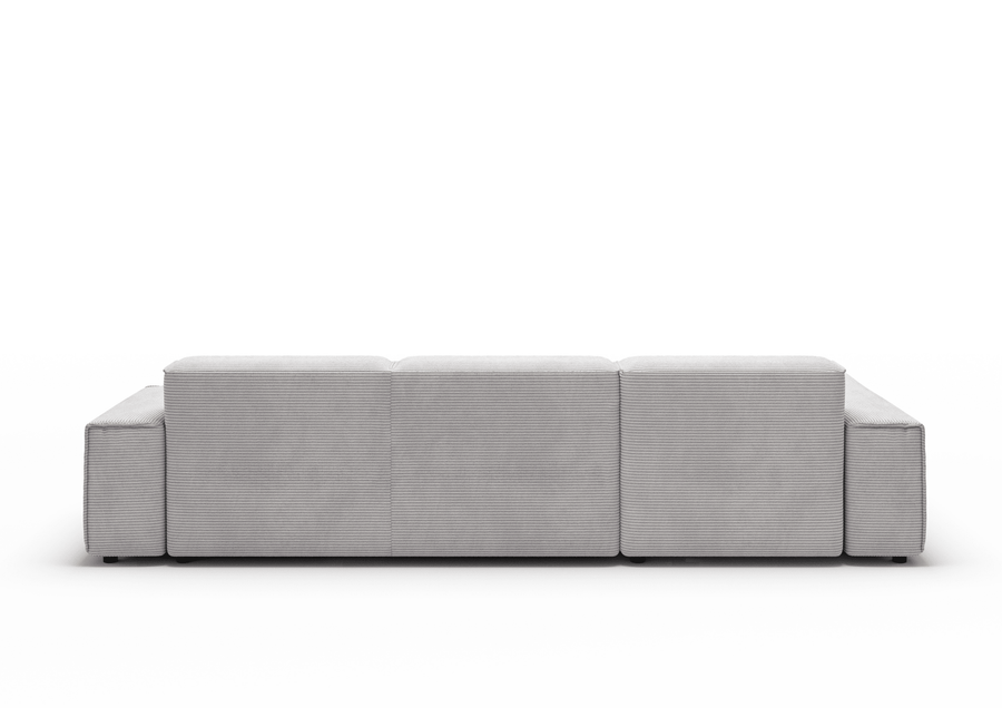 Sofa Viero – Grau – 299x189 cm - Marcottestyle Shop Lounge Left