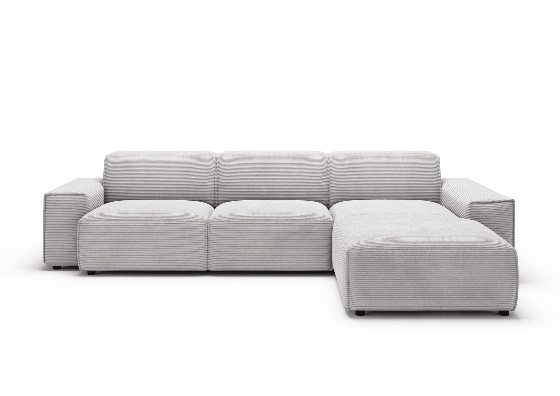 Sofa Viero – Grau – 299x189 cm - Marcottestyle Shop Lounge Right