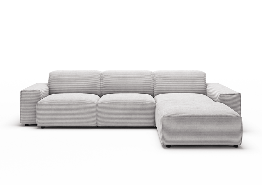 Sofa Viero – Grau – 299x189 cm - Marcottestyle Shop Lounge Right