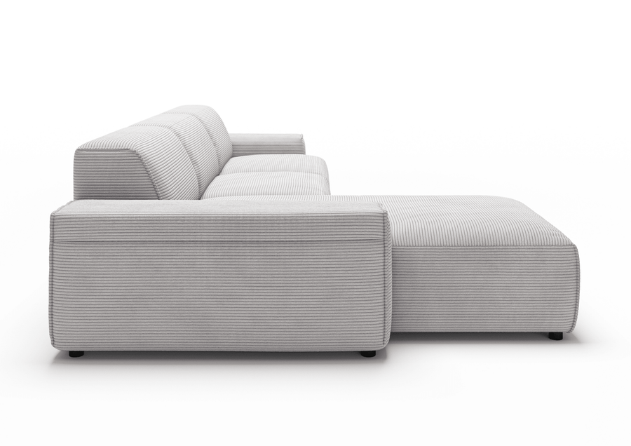 Sofa Viero – Grau – 299x189 cm - Marcottestyle Shop Lounge Left
