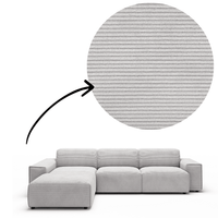 Sofa Viero – Grau – 299x189 cm - Marcottestyle Shop Lounge Left