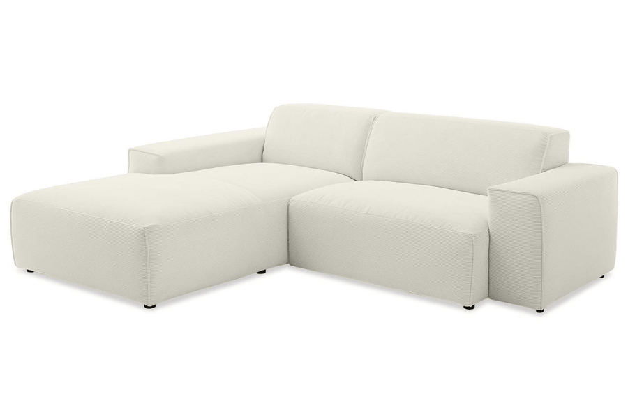 Sofa Viero – Ivory – 2.5 - Zits with Lounge 228 x 189 cm - Marcottestyle Shop Lounge Left