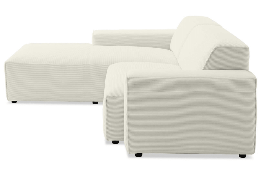 Sofa Viero – Ivory – 2.5 - Zits with Lounge 228 x 189 cm - Marcottestyle Shop Lounge Left