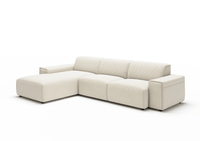 Sofa Viero – Elfenbein – 299x189 cm - Marcottestyle Shop Lounge Left