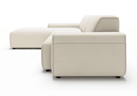 Sofa Viero – Elfenbein – 299x189 cm - Marcottestyle Shop Lounge Left