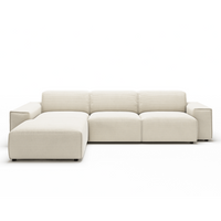 Sofa Viero – Elfenbein – 299x189 cm - Marcottestyle Shop Lounge Left