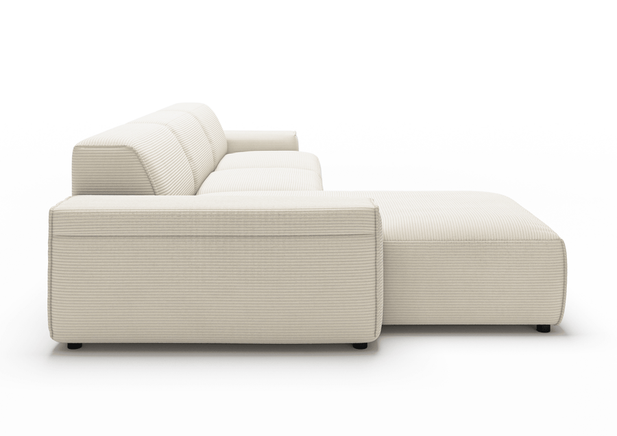 Sofa Viero – Elfenbein – 299x189 cm - Marcottestyle Shop Lounge Left