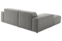 Sofa Viero - Hellgrau - 2.5 - Seater mit Lounge 228 x 189 cm - Marcottestyle Shop Lounge Left