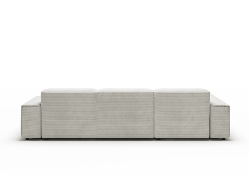 Bank Viero – Lichtgrijs – 299x189 cm - View 2
