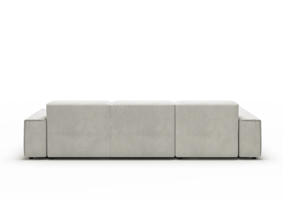 Sofa Viero - Hellgrau - 299x189 cm - Marcottestyle Shop Lounge Left