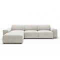 Sofa Viero - Hellgrau - 299x189 cm