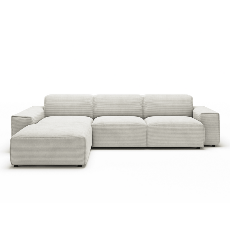 Bank Viero – Lichtgrijs – 299x189 cm