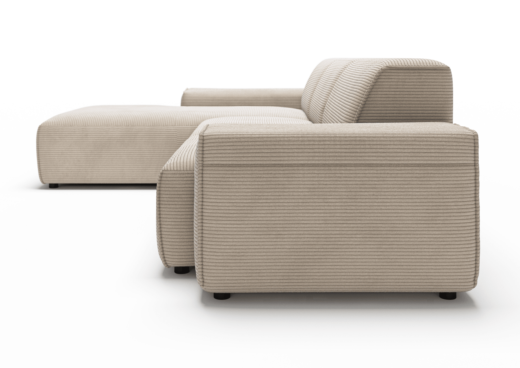 Canapé Viero – Pierre – 299x189 cm - Marcottestyle Shop Lounge Left