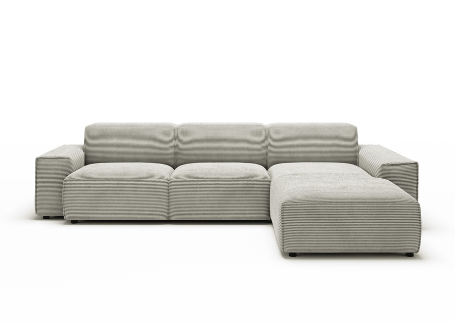 Canapé Viero – Taupe – 299x189 cm - Marcottestyle Shop Lounge Right
