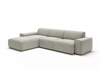 Canapé Viero – Taupe – 299x189 cm - Marcottestyle Shop Lounge Left