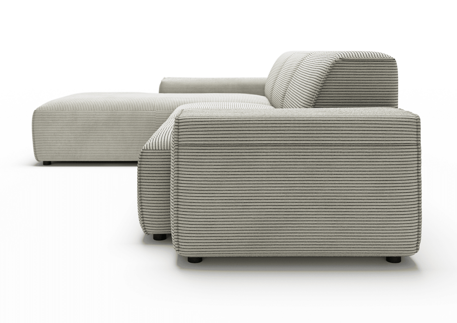 Canapé Viero – Taupe – 299x189 cm - Marcottestyle Shop Lounge Left