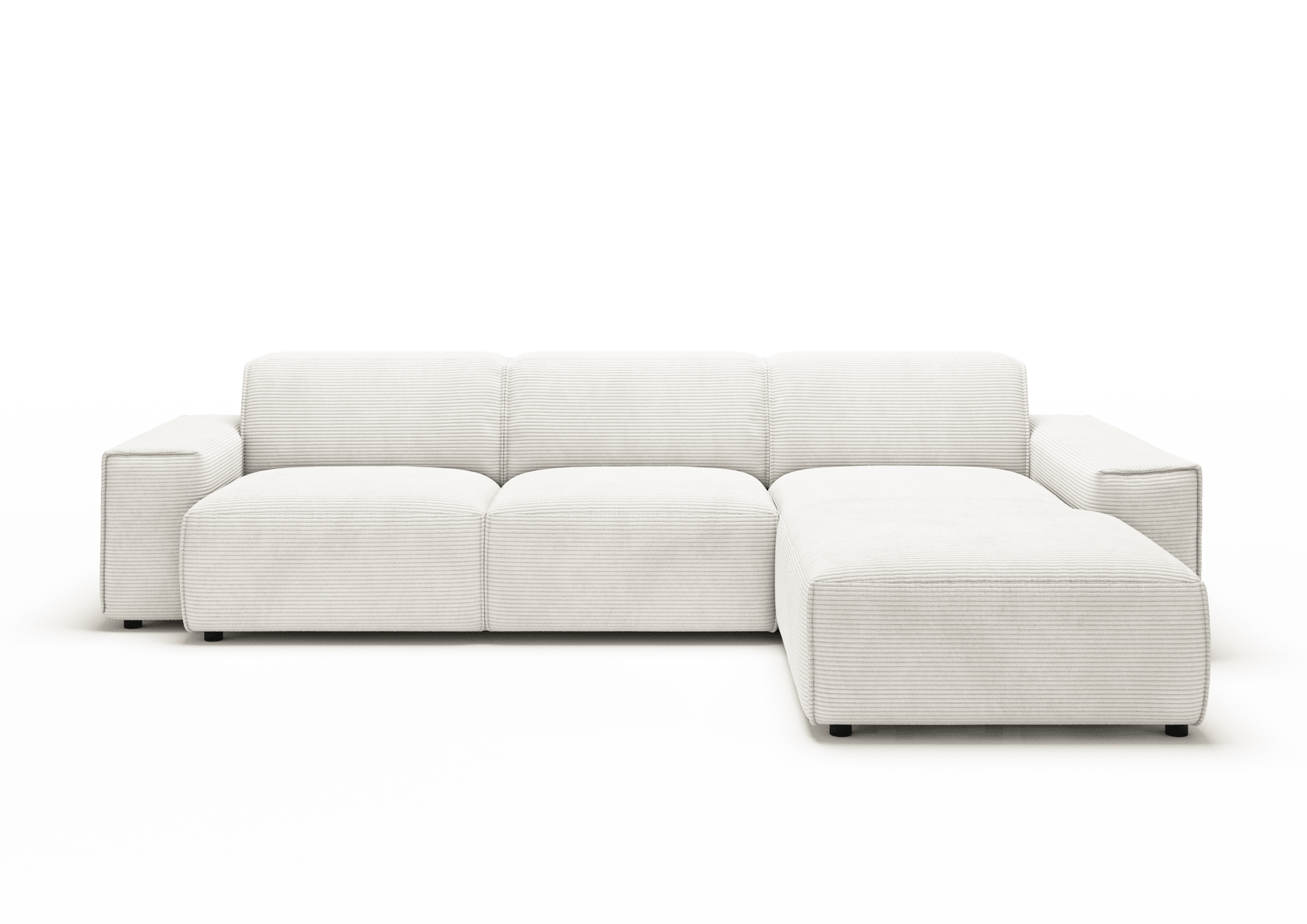 Sofa Viero – Wit – 299x189 cm - Marcottestyle Shop Lounge Left