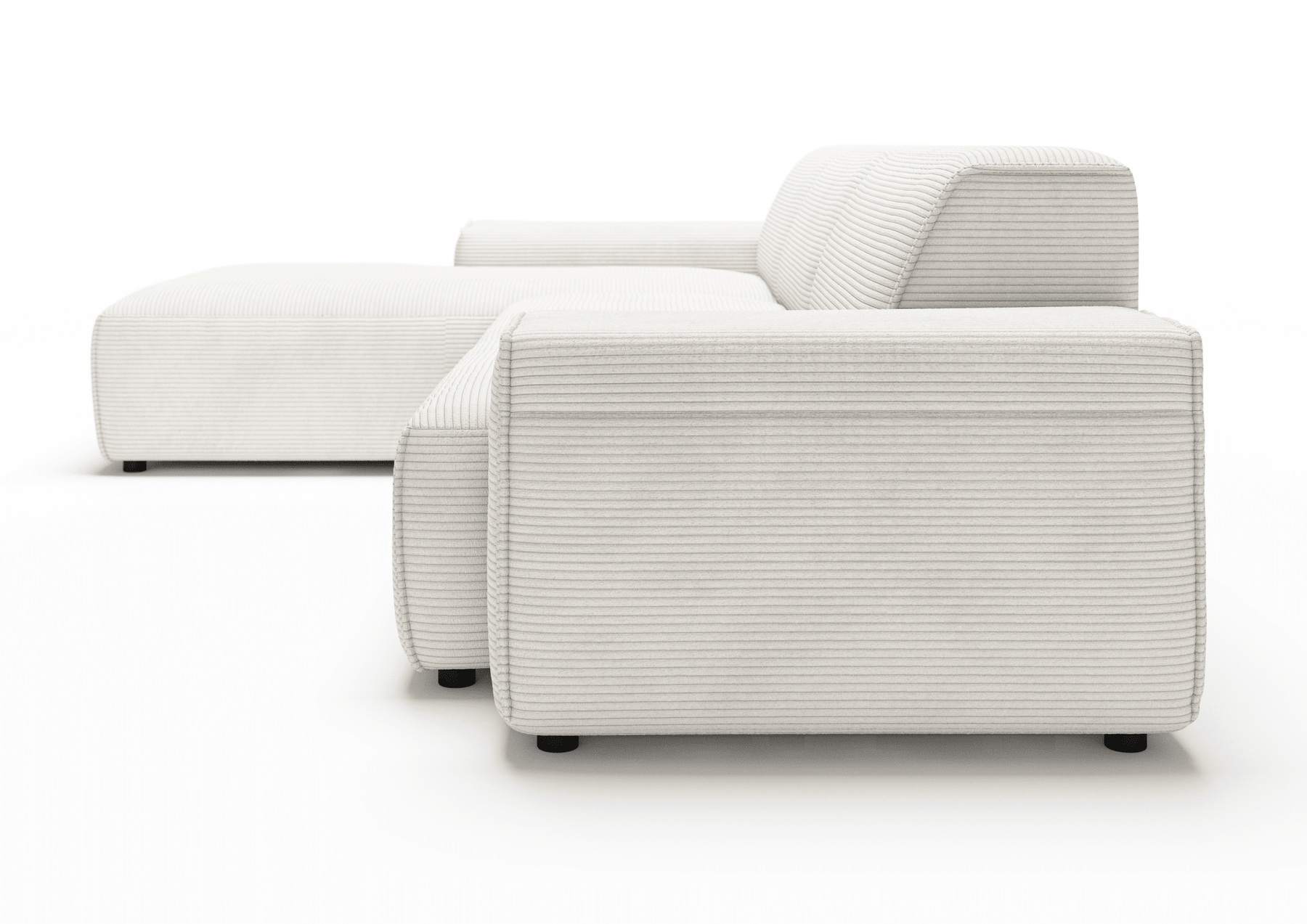 Sofa Viero – Wit – 299x189 cm - Marcottestyle Shop Lounge Left
