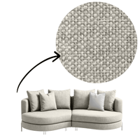 Sofa Yang - Zilver 276x146cm - Marcottestyle Shop Zwart