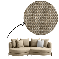 Sofa Yang - Taupe 276x146cm - Marcottestyle Shop Schwarz