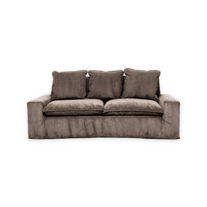 Sofa Zonnebeke - 3-Sitzer - Tonbraun - 226 x 116 x 88 cm