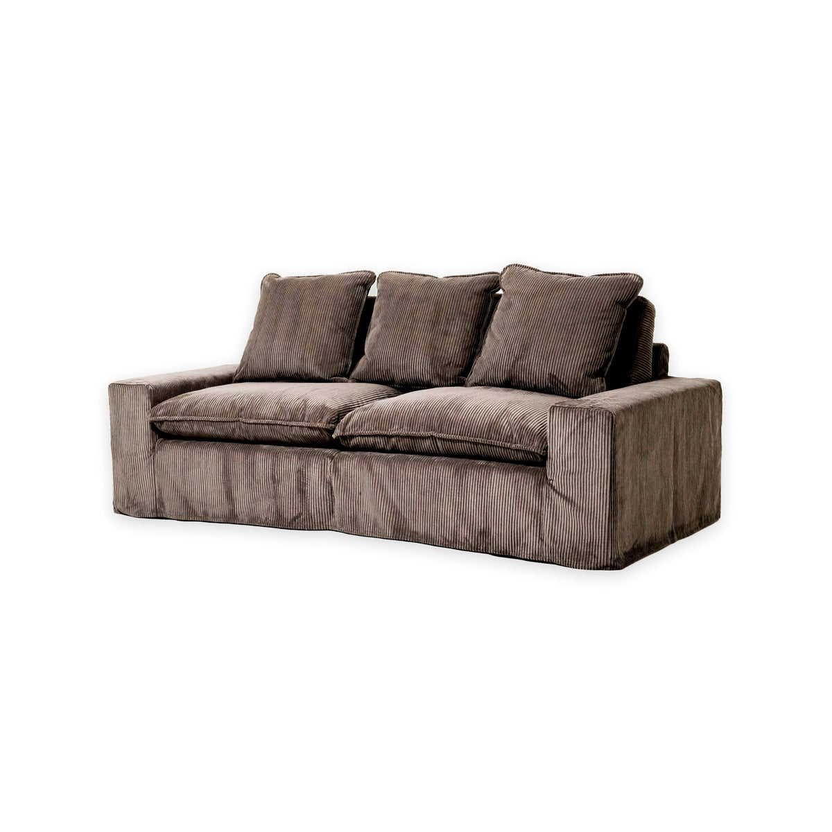 Sofa Zonnebeke - 3-Seater - Clay Brown - 226 x 116 x 88 cm | Marcottestyle