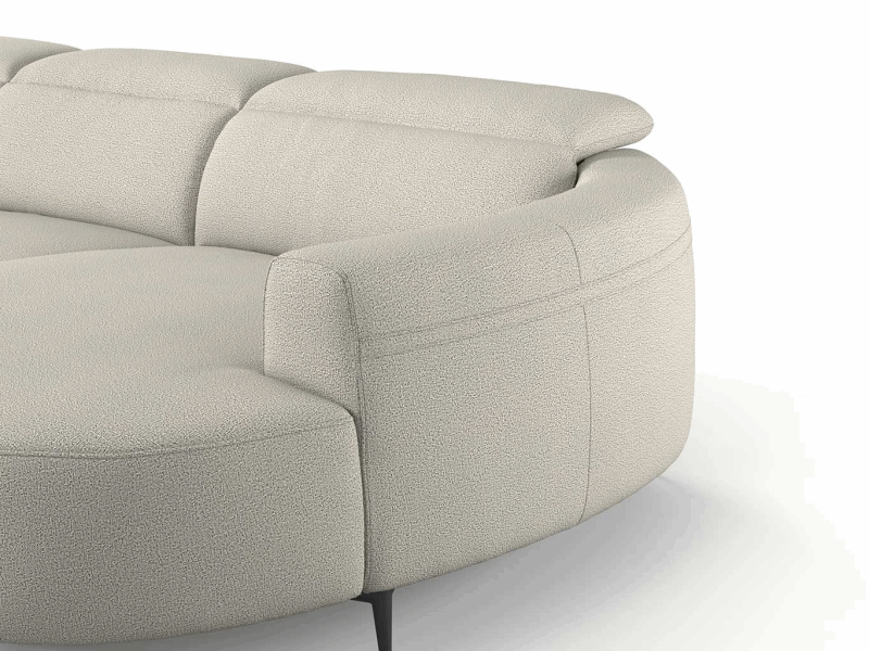 Sofa Maximus - Beige - Lounge Rechts